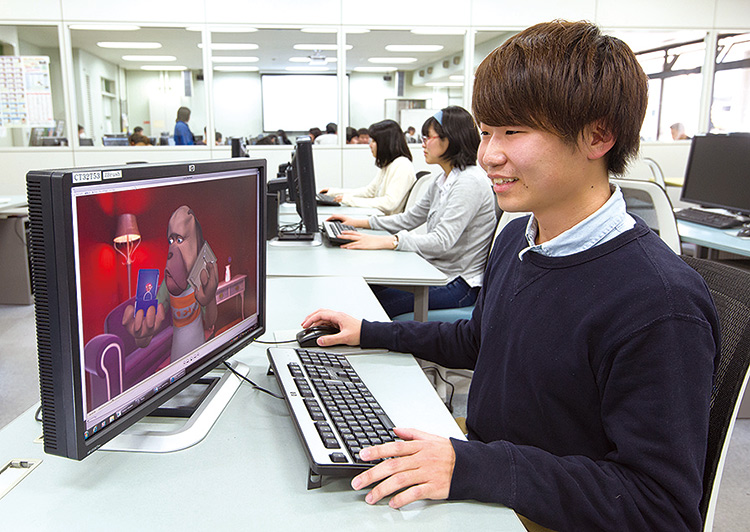 日本工学院 デザインカレッジ ゲーム Cg ゲーム ゲームクリエイター ゲームプランナー web アプリ アートワン進学ネット